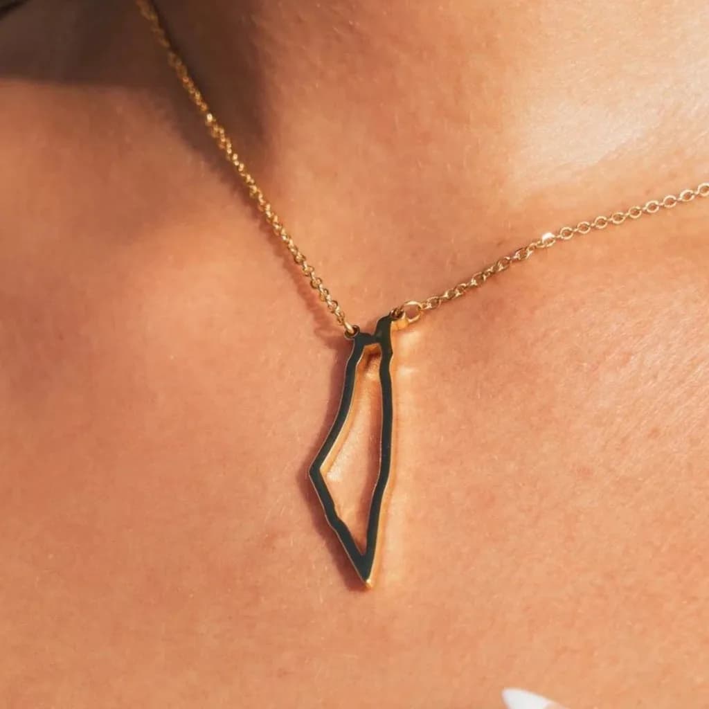 Palestine Necklace from Wear The Peace