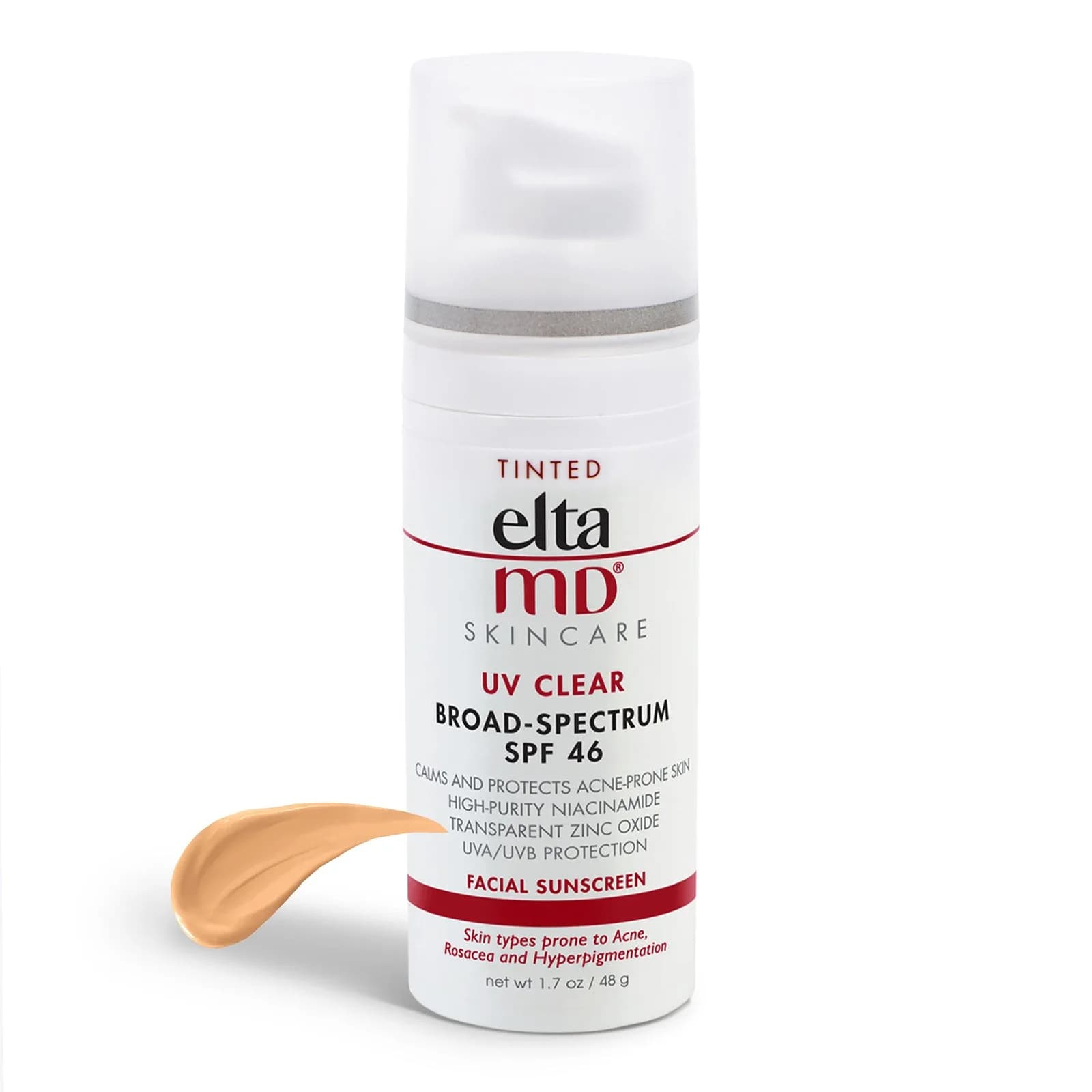 Elta MD Skincare UV Clear Tinted Broad-Spectrum SPF 46 bottle